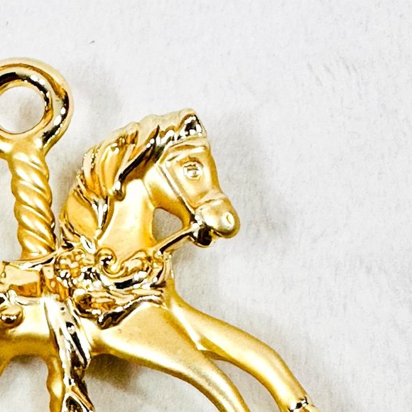 Vintage Carousel Horse Brooch/Pin by AJC - Picture 5 of 6